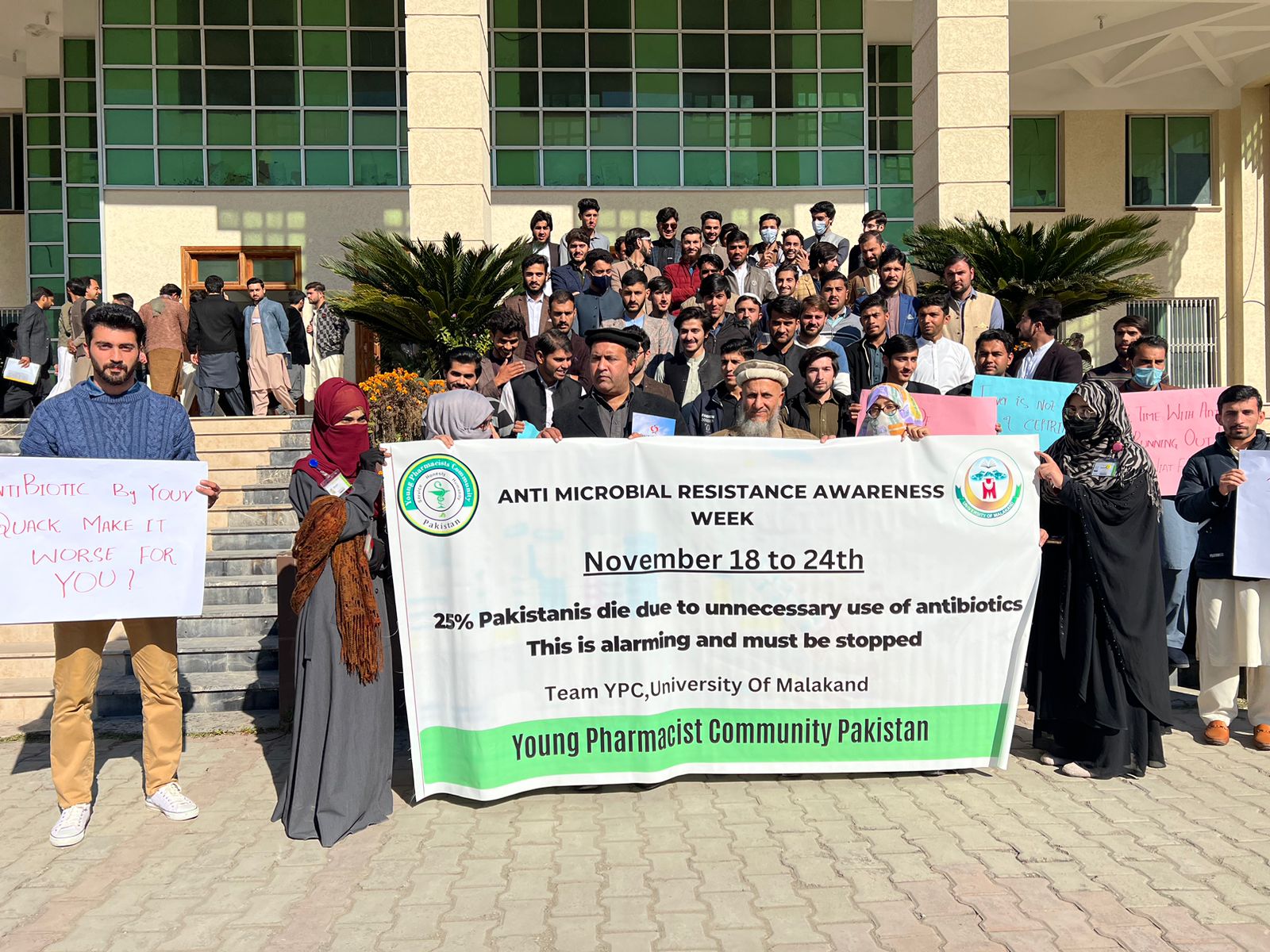 Awareness Walk At University Of Malakand